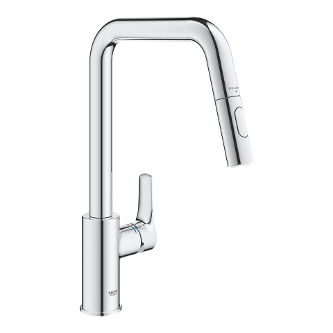GROHE Eurosmart OHM Sink U-Spout Dual Spray Kitchen Mixer - 30 619 000