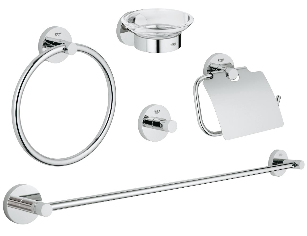 GROHE Essentials Accessories Set 5-in-1 40 344 001