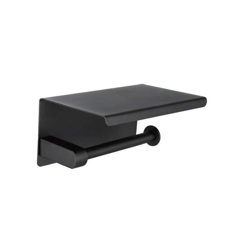 VETTA STAINLESS STEEL PAPER HOLDER WITH SHELF