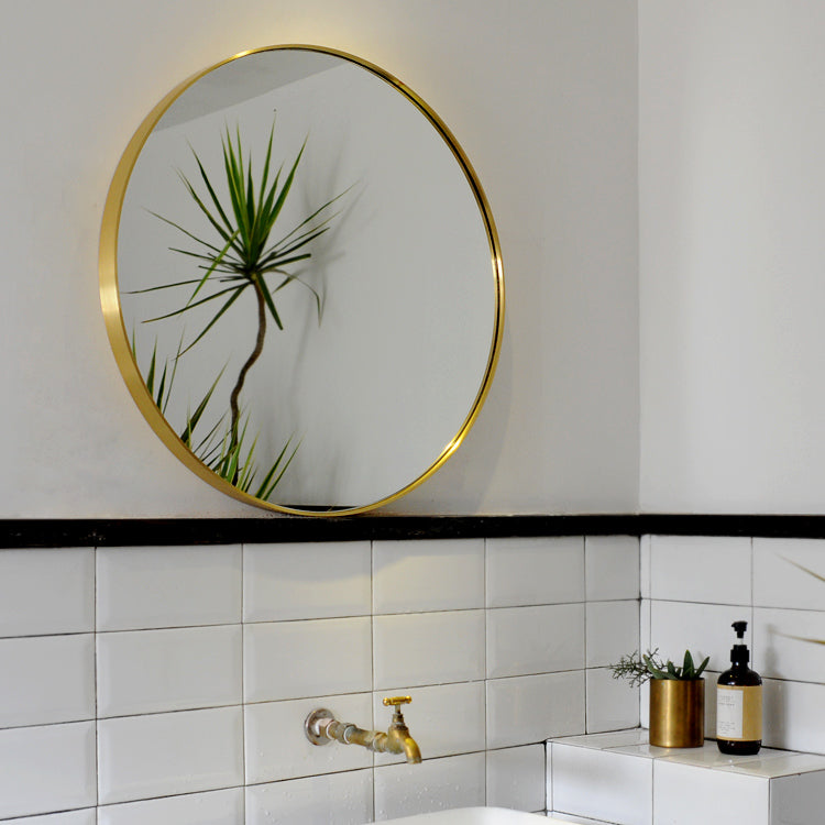 FIDEE STAINLESS STEEL ROUND MIRROR