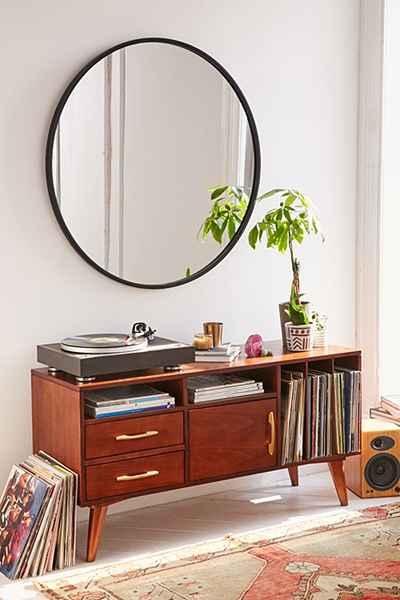 FIDEE STAINLESS STEEL ROUND MIRROR