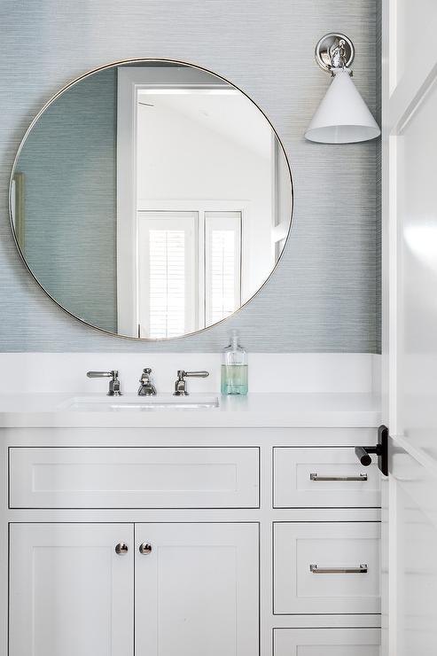FIDEE STAINLESS STEEL ROUND MIRROR