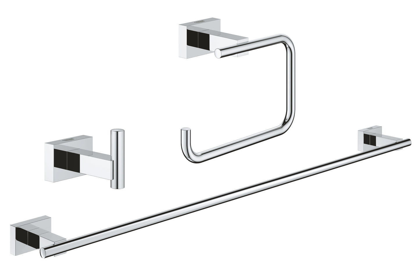 GROHE Essentials Cube Accessories Set 3-in-1 40 777 001