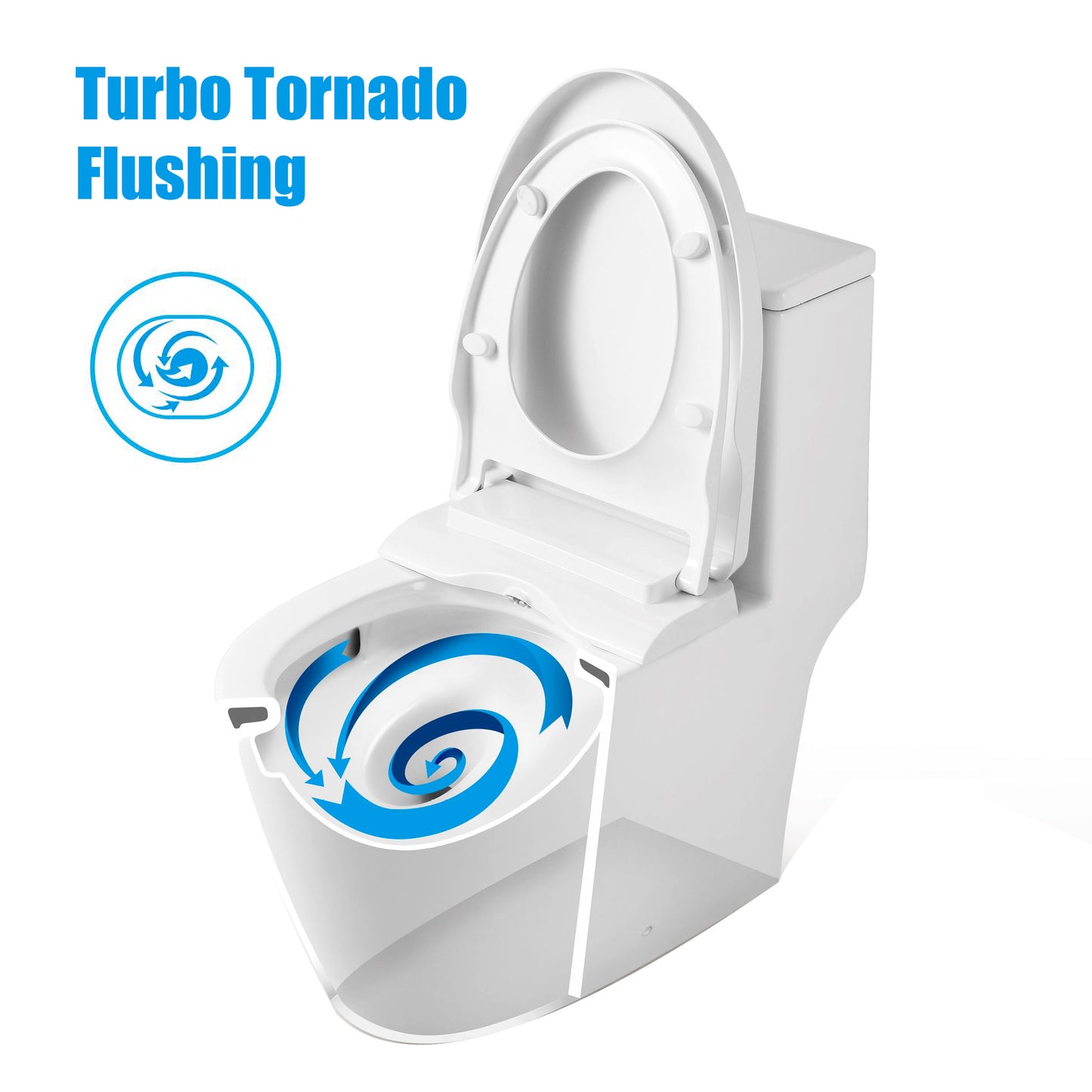 Magnum 919 One-Piece Toilet with Turbo Tornado Flushing