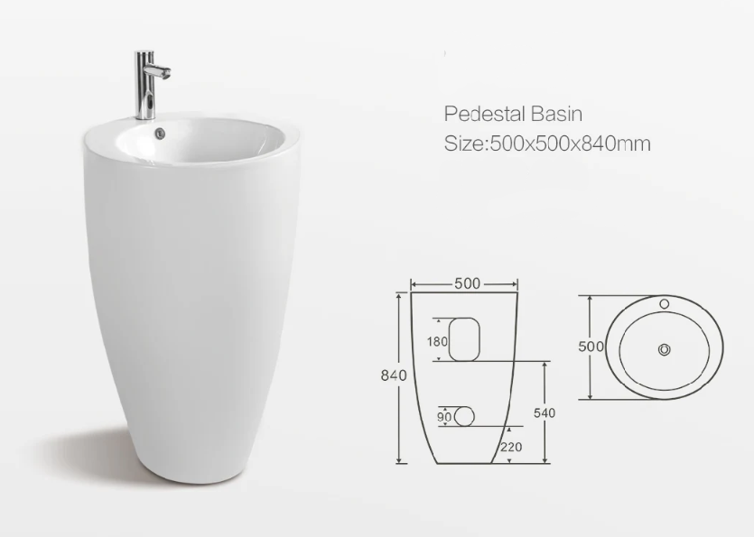 VETTA FREE STANDING BASIN PT 121