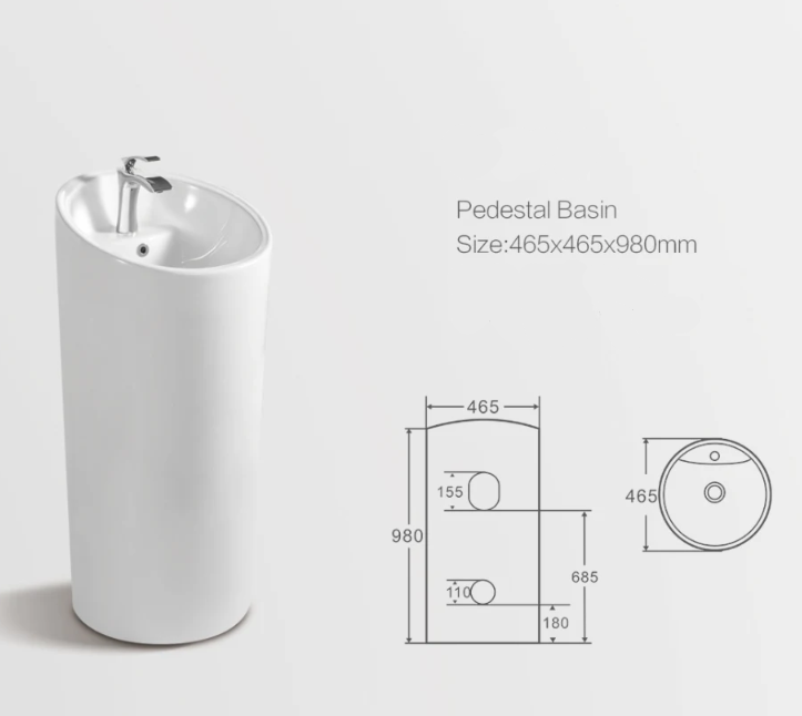 VETTA FREE STANDING BASIN PT150